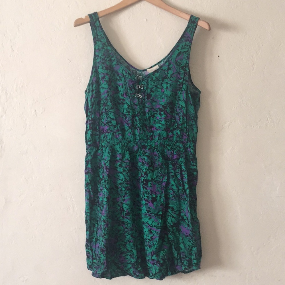 Nom de Plum x YAYA Elastic waist tank dress